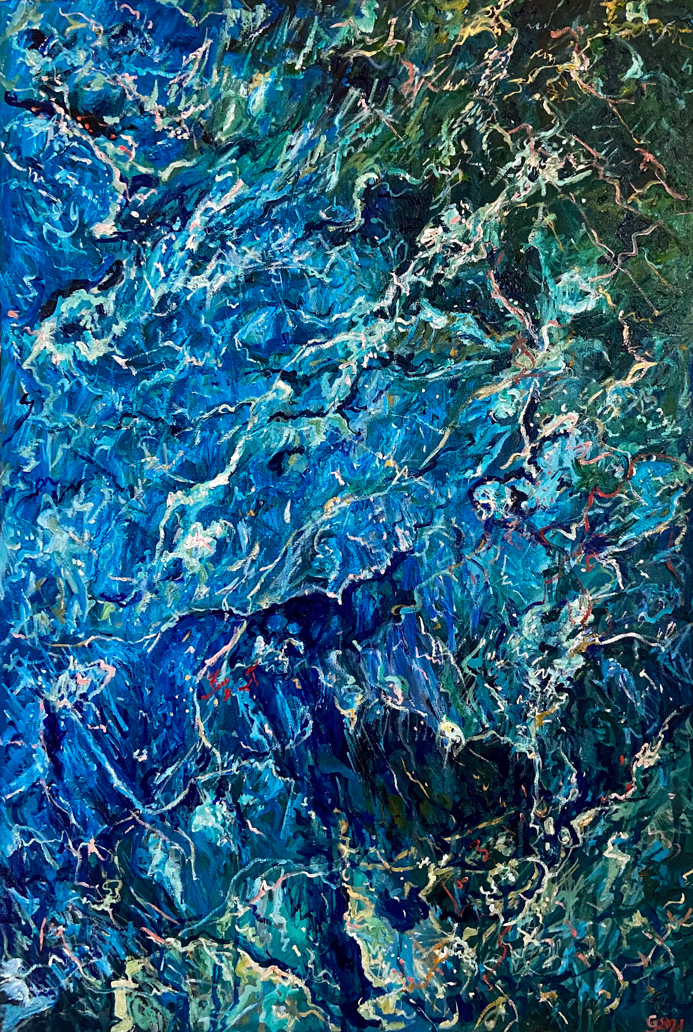Lake Como I||| Oil on Canvas||| 51 x 80cm||| 2021